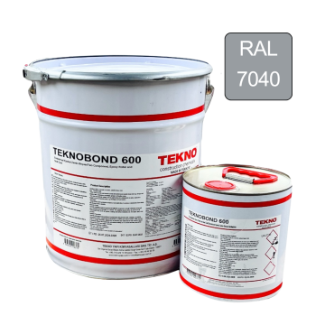 Епоксидна фарба для бетонної підлоги Teknobond 600, 20 кг, сірий колір (RAL 7040)